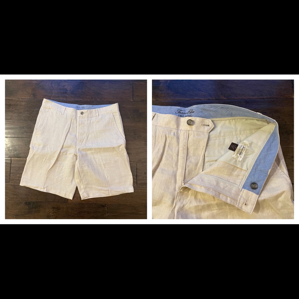 Mens Tasso Elba linen shorts